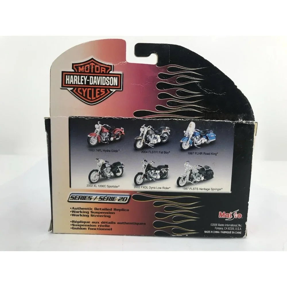 Harley Davidson FLSTS Heritage Springer Maisto 1:18 DIE-CAST REPLICA‎